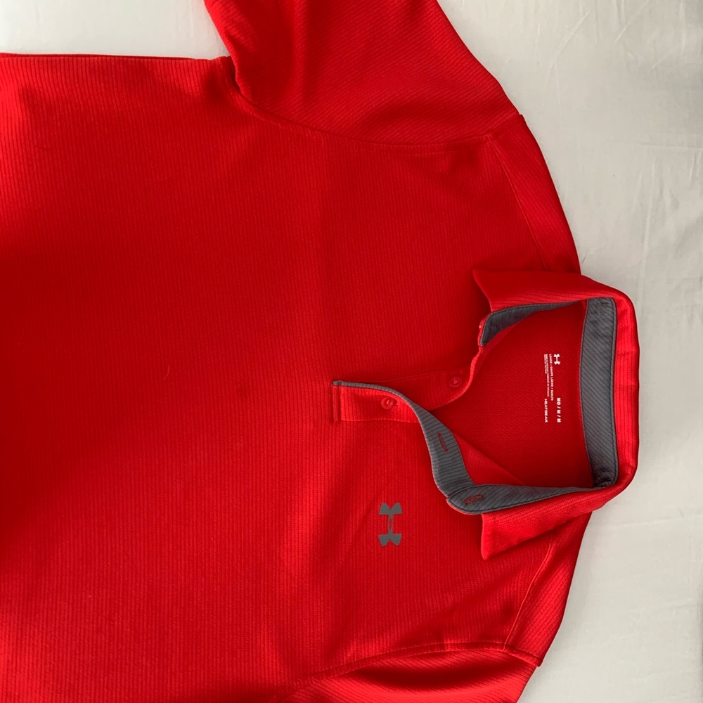 Red Men’s Under Armour Polo Shirt